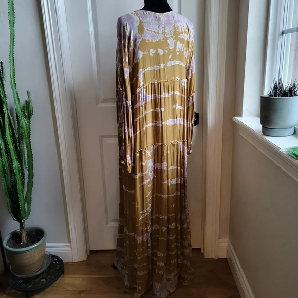 Young Fabulous & Broke Josette Maxi Tie Dye Bohemian Dress Size S 😍 - Picture 9 of 9